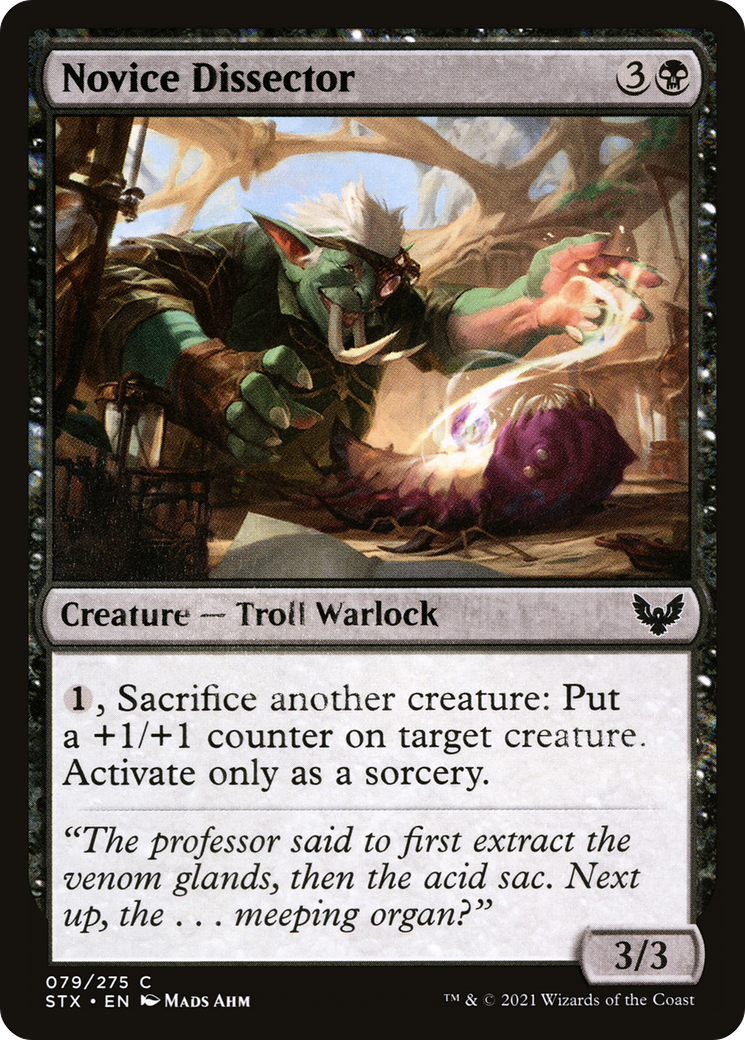 {C} Novice Dissector [Strixhaven: School of Mages][STX 079]