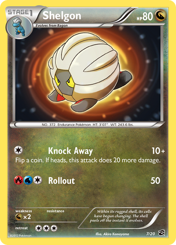 [PKM-R] Shelgon (7/20) [Black & White: Dragon Vault]