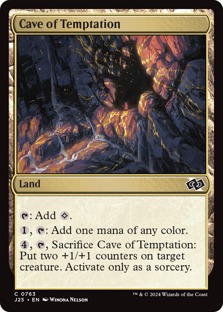 {C} Cave of Temptation [Foundations Jumpstart][J25 763]