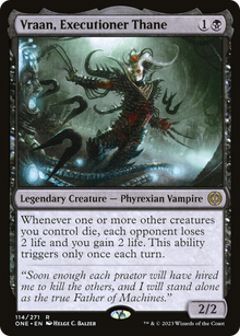 {R} Vraan, Executioner Thane [Phyrexia: All Will Be One][ONE 114]