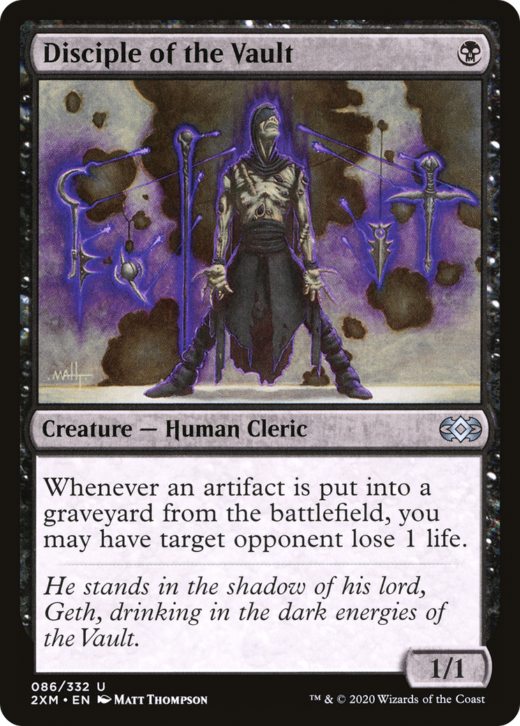 {C} Disciple of the Vault [Double Masters][2XM 086]
