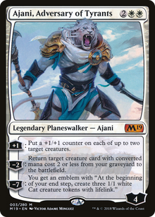 {R} Ajani, Adversary of Tyrants [Core Set 2019][M19 003] - Misty Mountain Games