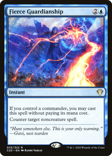 {R} Fierce Guardianship [Commander 2020][C20 035]