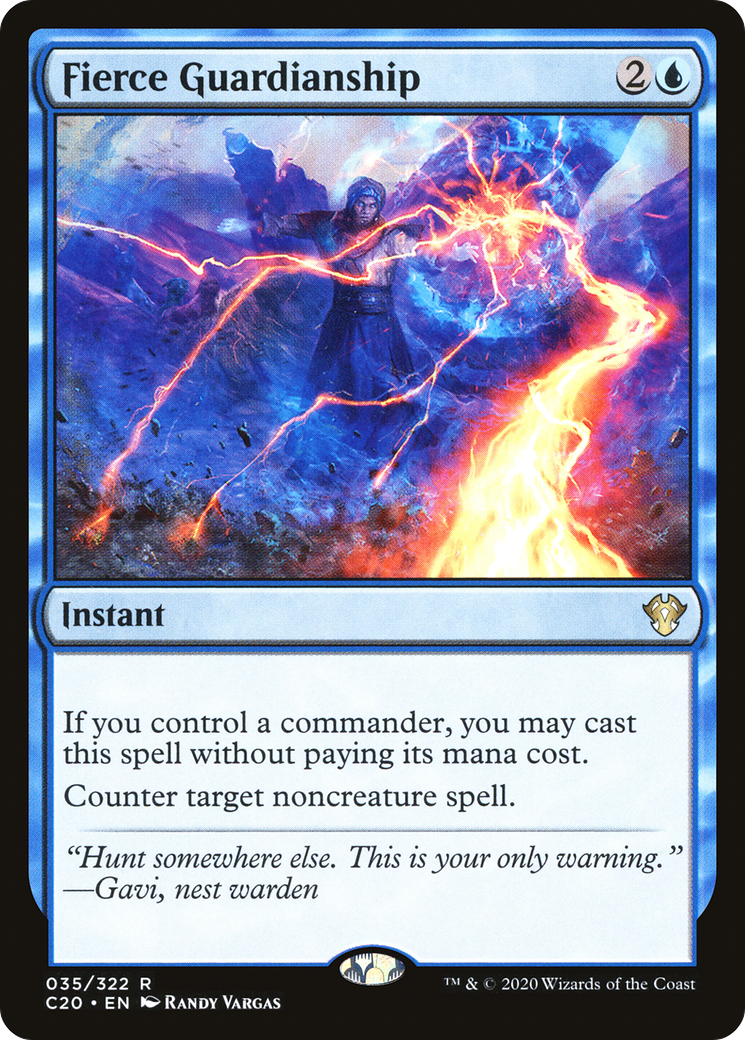 {R} Fierce Guardianship [Commander 2020][C20 035]