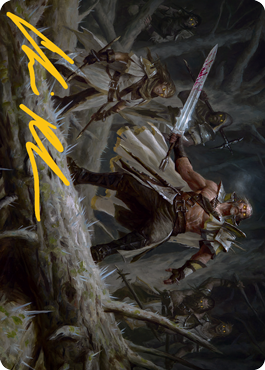 {A} Tovolar, Dire Overlord 1 Art Card (Gold-Stamped Signature) [Innistrad: Midnight Hunt Art Series][GS AMID 005]