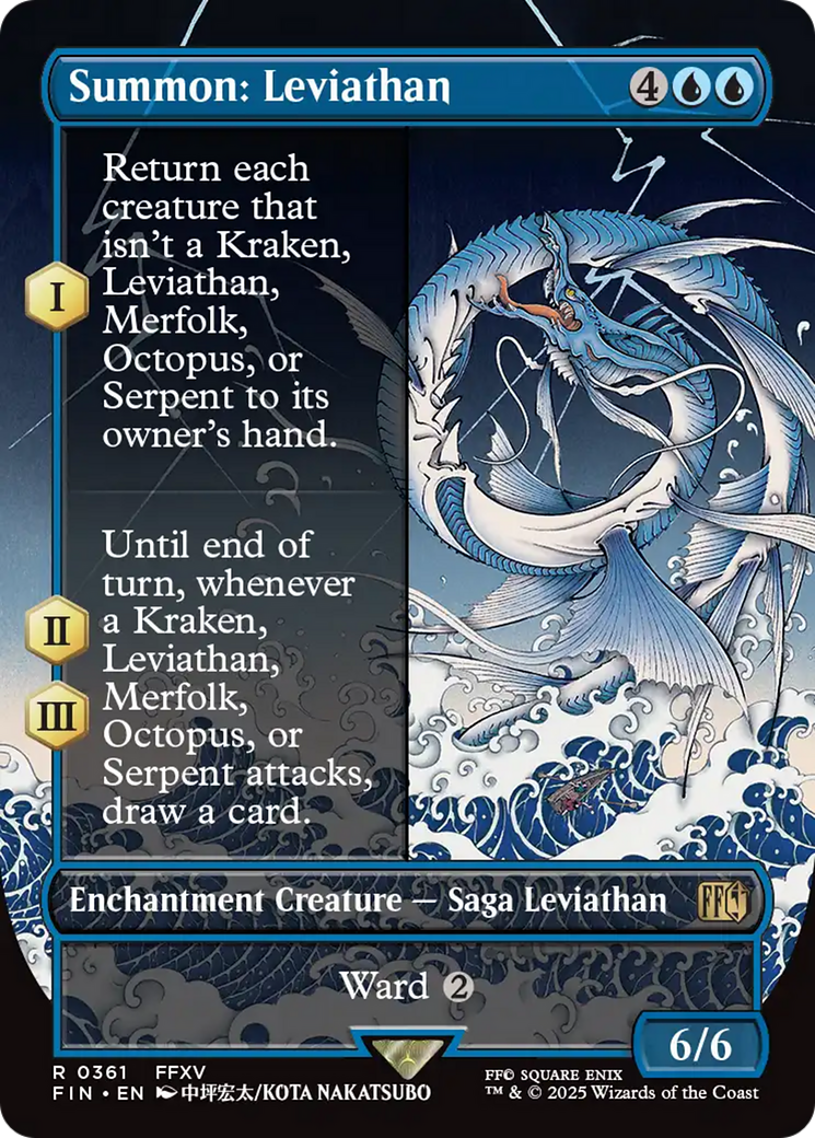 {@R} Summon: Leviathan (Borderless) [FINAL FANTASY][FIN 361]