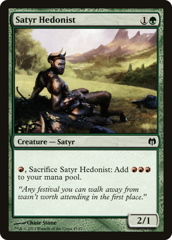 {C} Satyr Hedonist [Duel Decks: Heroes vs. Monsters][DDL 047]