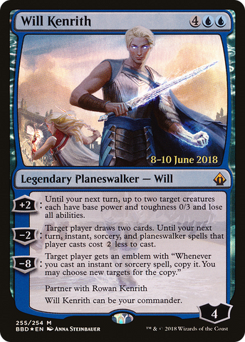 {R} Will Kenrith [Battlebond Prerelease Promos][PR BBD 255]