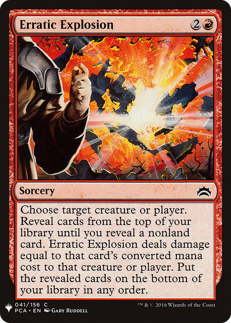 {C} Erratic Explosion [Mystery Booster][LS PCA 041]