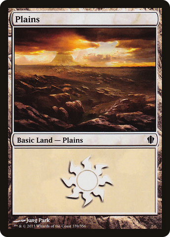 {B}[C13 339] Plains (339) [Commander 2013]