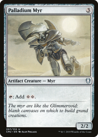 {C} Palladium Myr [Commander Anthology Volume II][CM2 207]