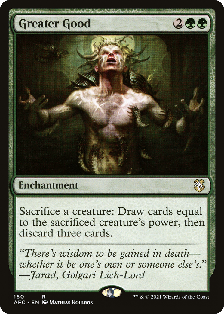 {R} Greater Good [Dungeons & Dragons: Adventures in the Forgotten Realms Commander][AFC 160]