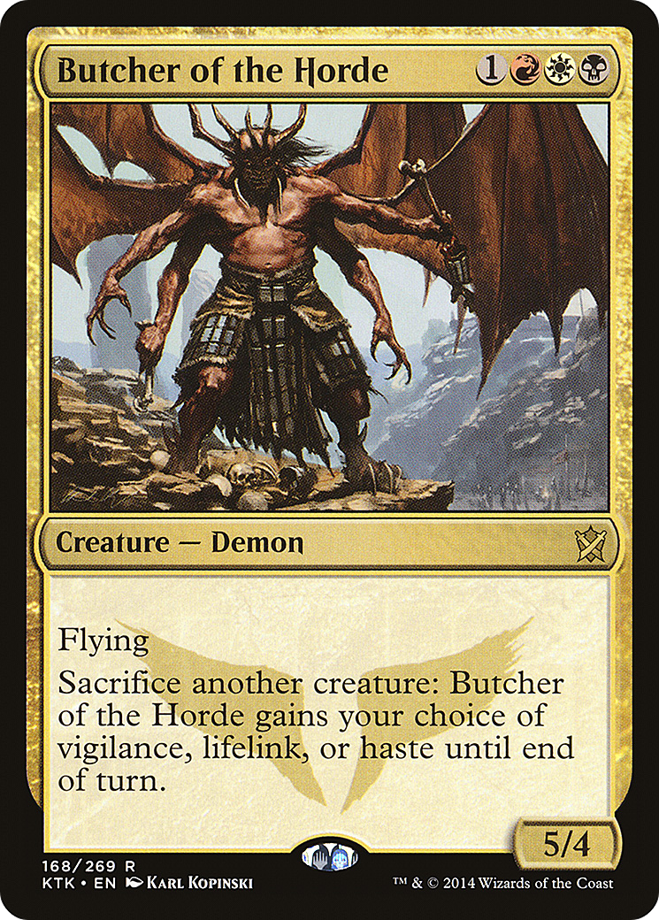 {R} Butcher of the Horde [Khans of Tarkir][KTK 168] - Misty Mountain Games