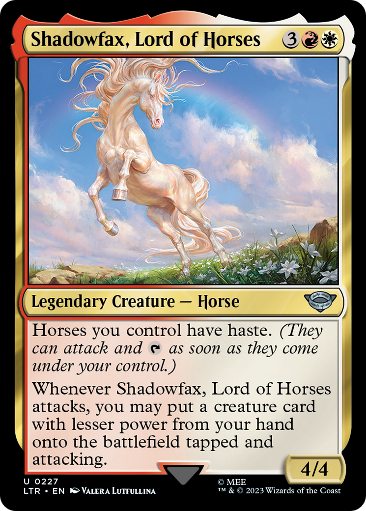 {C} Shadowfax, Lord of Horses [The Lord of the Rings: Tales of Middle-Earth][LTR 227]
