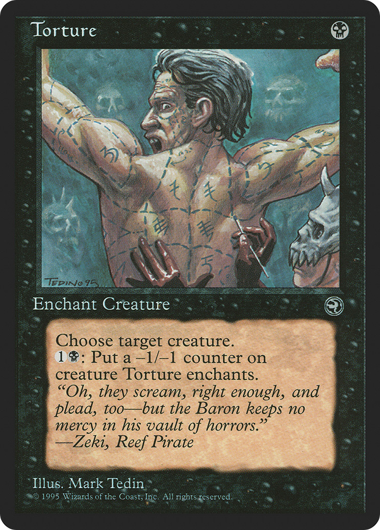 {C} Torture (Zeki Flavor Text) [Homelands][HML 59B]