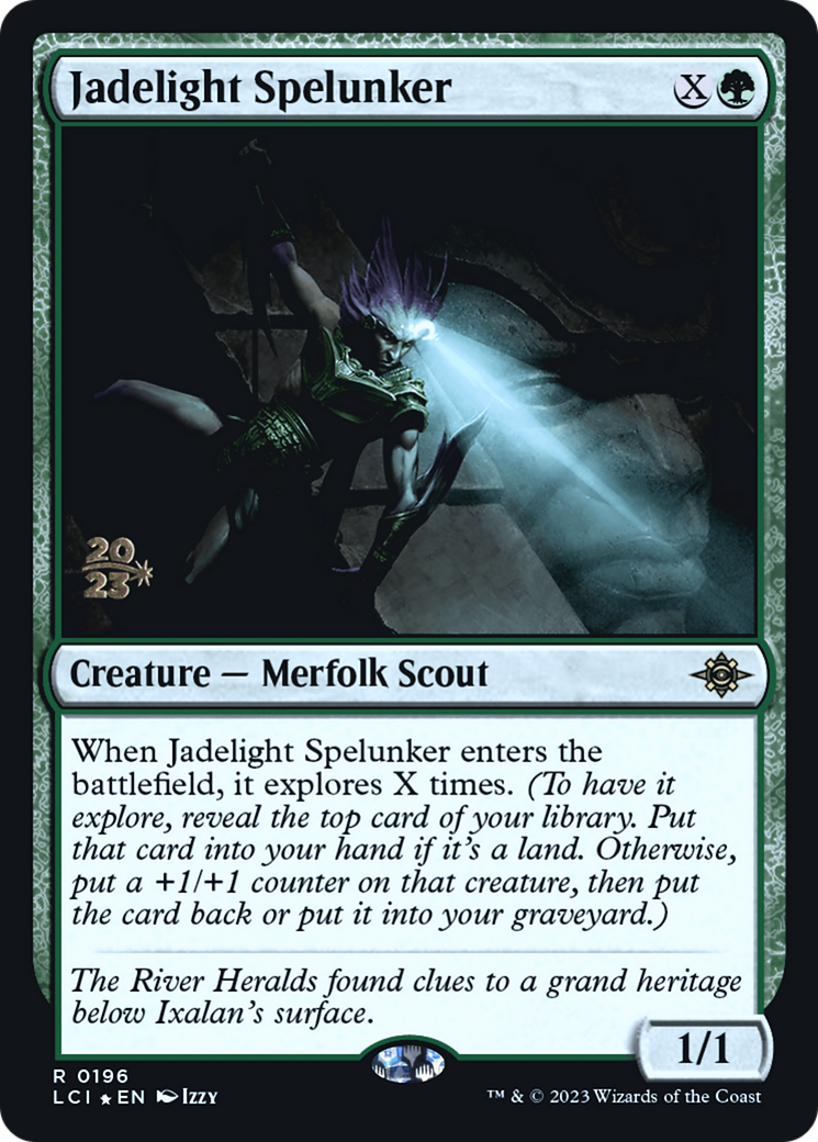 {@R} Jadelight Spelunker [The Lost Caverns of Ixalan Prerelease Cards][PR LCI 196]