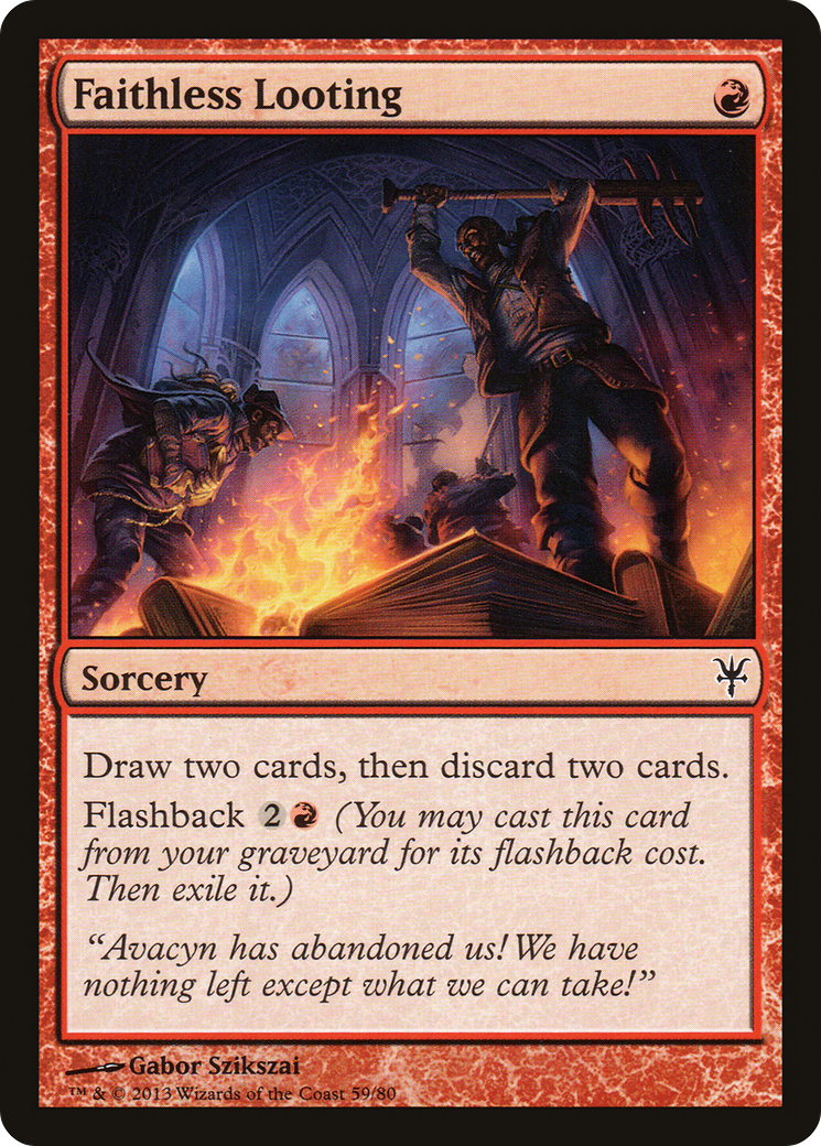{C} Faithless Looting [Duel Decks: Sorin vs. Tibalt][DDK 059]