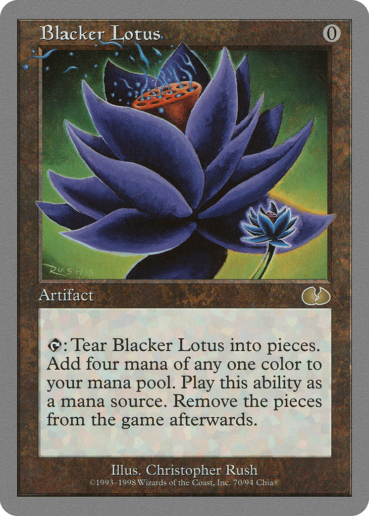 {R} Blacker Lotus [Unglued][UGL 070] - Misty Mountain Games