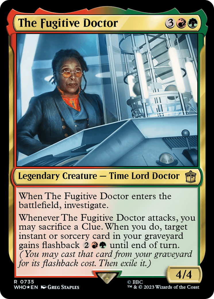 {R} The Fugitive Doctor (Surge Foil) [Doctor Who][WHO 735]