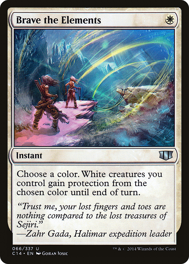 {C} Brave the Elements [Commander 2014][C14 066]