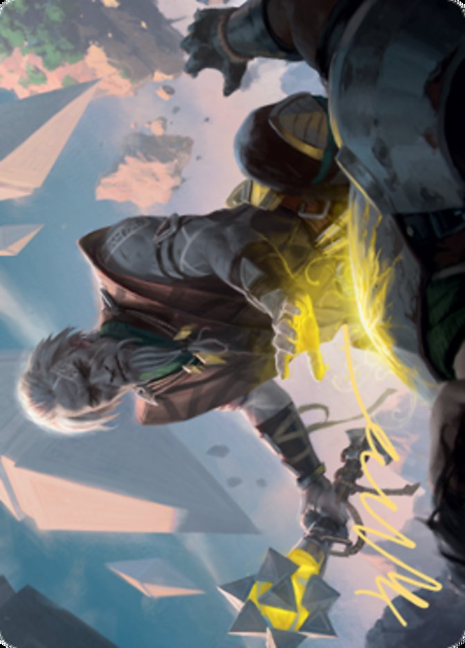 {A} Expedition Healer Art Card (Gold-Stamped Signature) [Zendikar Rising Art Series][AZNR 039]