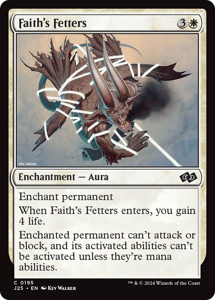 {C} Faith's Fetters [Foundations Jumpstart][J25 195]