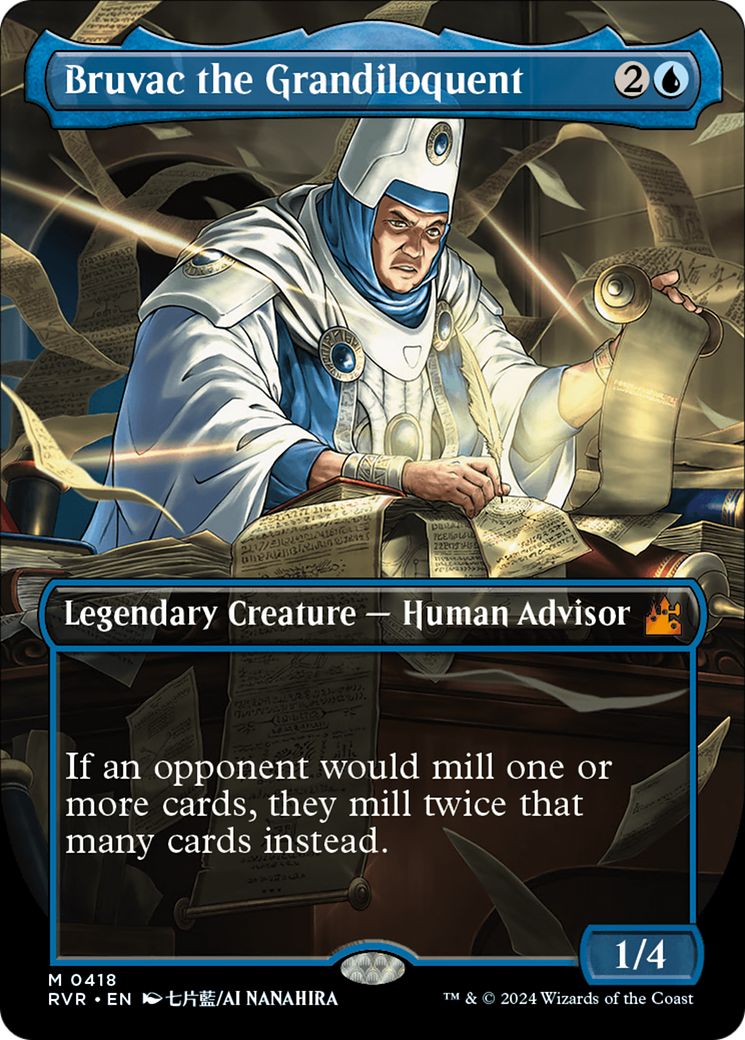 {R} Bruvac the Grandiloquent (Anime Borderless) [Ravnica Remastered][RVR 418]