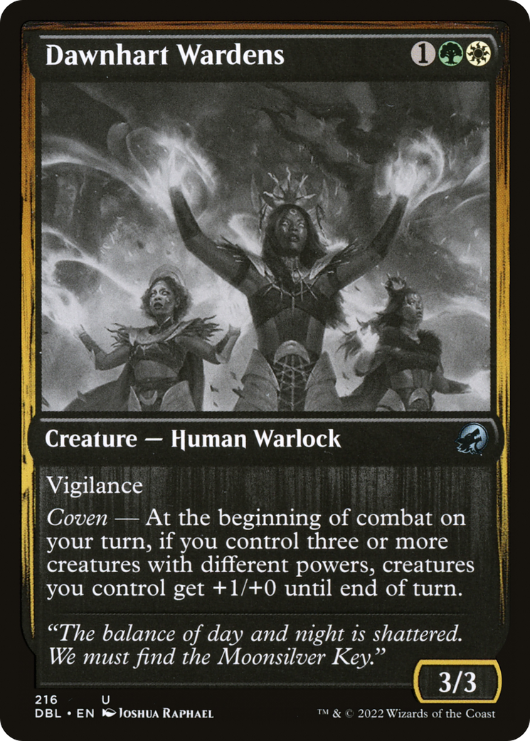 {C} Dawnhart Wardens [Innistrad: Double Feature][DBL 216]