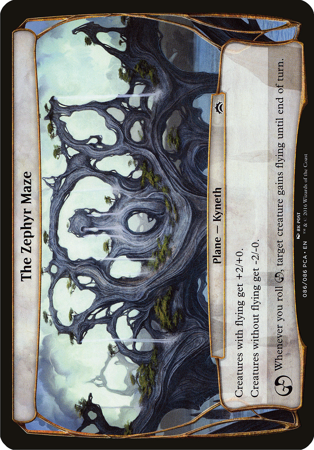 {O} The Zephyr Maze (Planes) [Planechase Anthology Planes][OVR PCA 086]