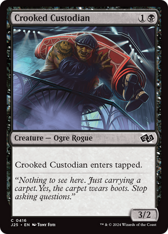 {C} Crooked Custodian [Foundations Jumpstart][J25 416]
