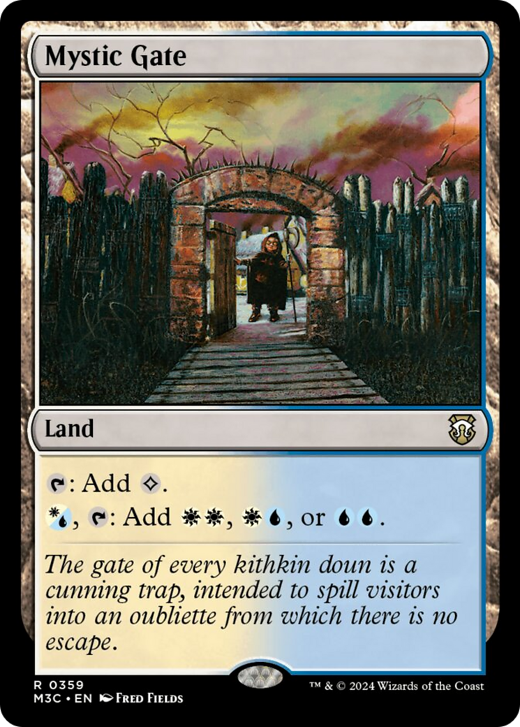 {R} Mystic Gate (Ripple Foil) [Modern Horizons 3 Commander][RPF M3C 359]