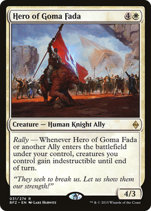 {R} Hero of Goma Fada [Battle for Zendikar][BFZ 031] - Misty Mountain Games