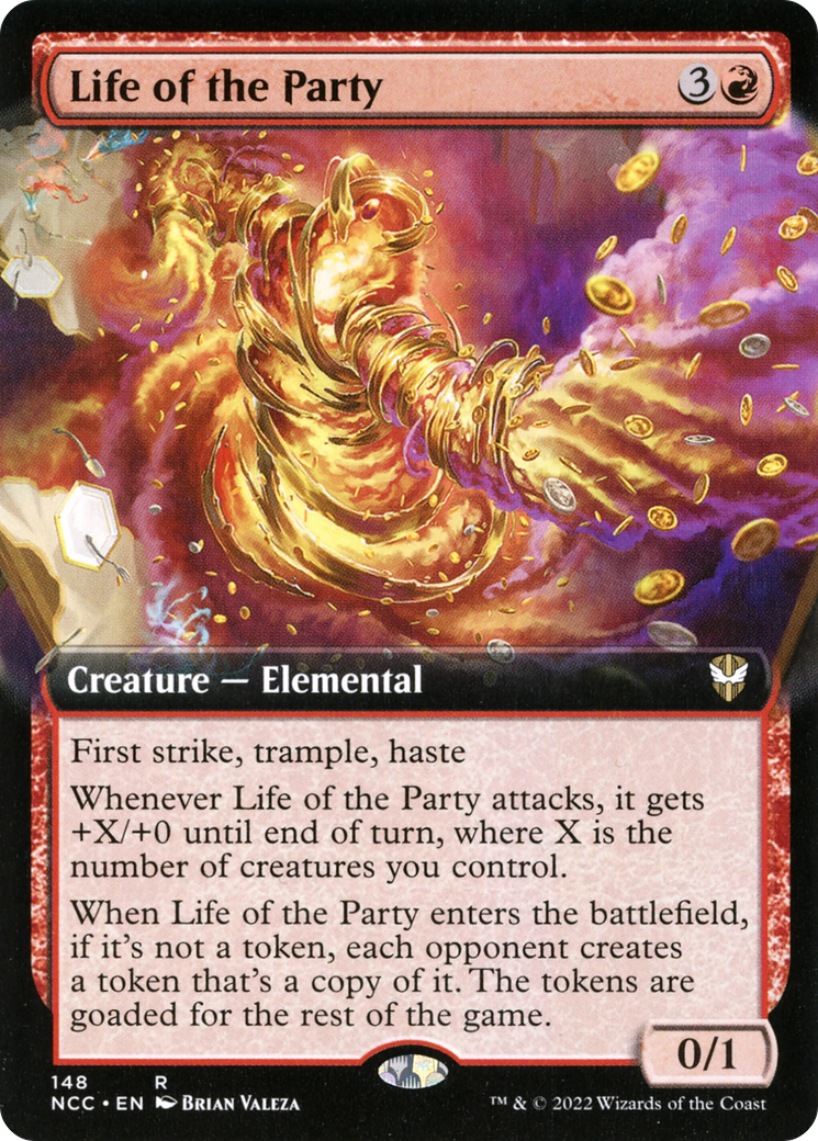 {R} Life of the Party (Extended Art) [Streets of New Capenna Commander][NCC 148]