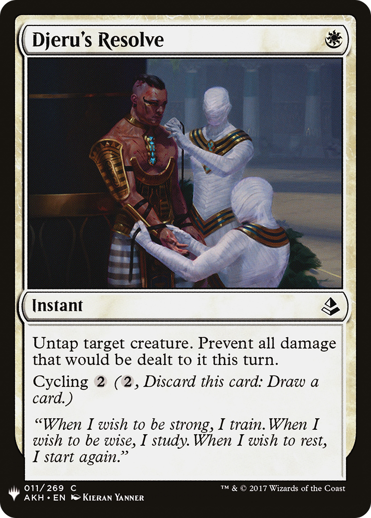 {C} Djeru's Resolve [Mystery Booster][LS AKH 011]