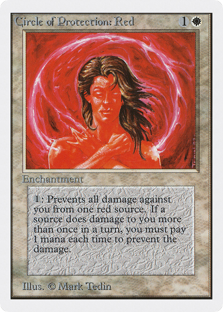 {C} Circle of Protection: Red [Unlimited Edition][2ED 013]