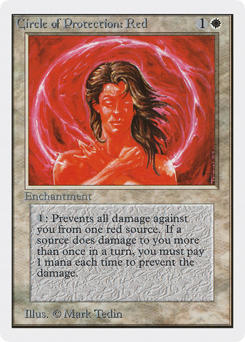 {C} Circle of Protection: Red [Unlimited Edition][2ED 013]