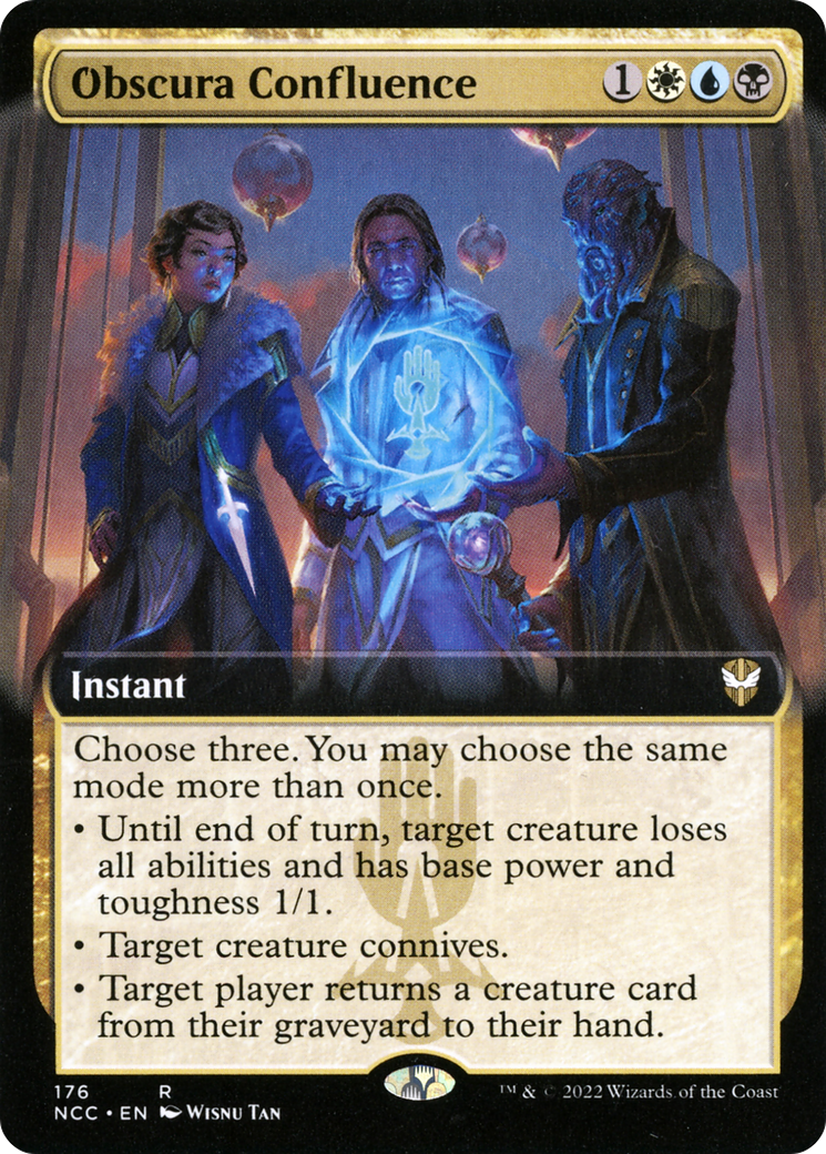 {R} Obscura Confluence (Extended Art) [Streets of New Capenna Commander][NCC 176]