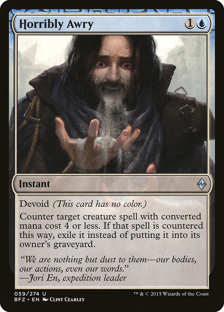 {C} Horribly Awry [Battle for Zendikar][BFZ 059]