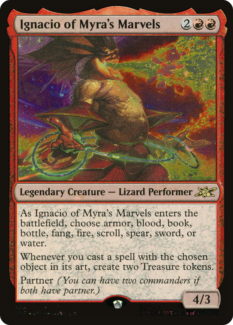 {R} Ignacio of Myra's Marvels (Galaxy Foil) [Unfinity][UNF 398]
