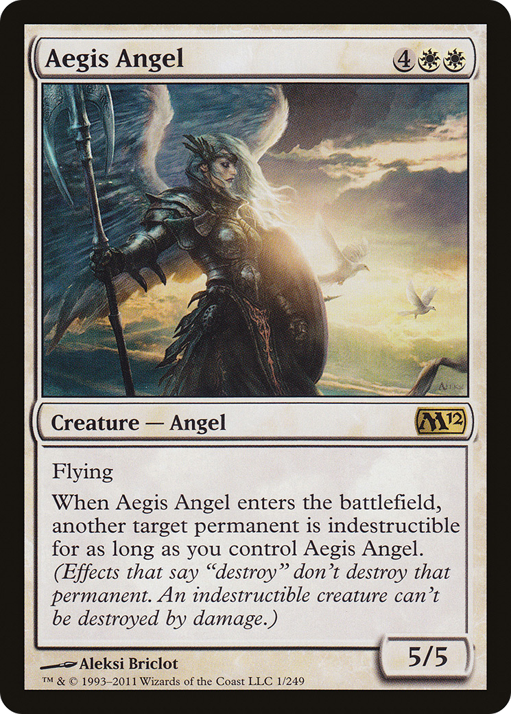 {R} Aegis Angel [Magic 2012][M12 001] - Misty Mountain Games
