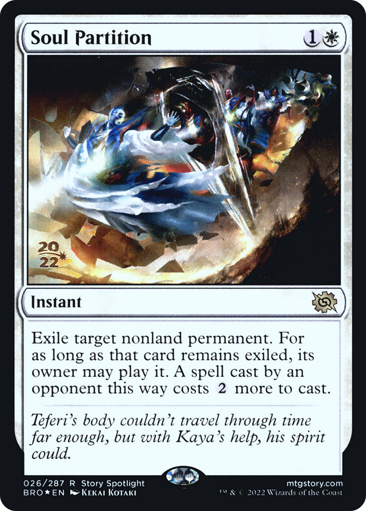{R} Soul Partition [The Brothers' War: Prerelease Promos][PR BRO 026]