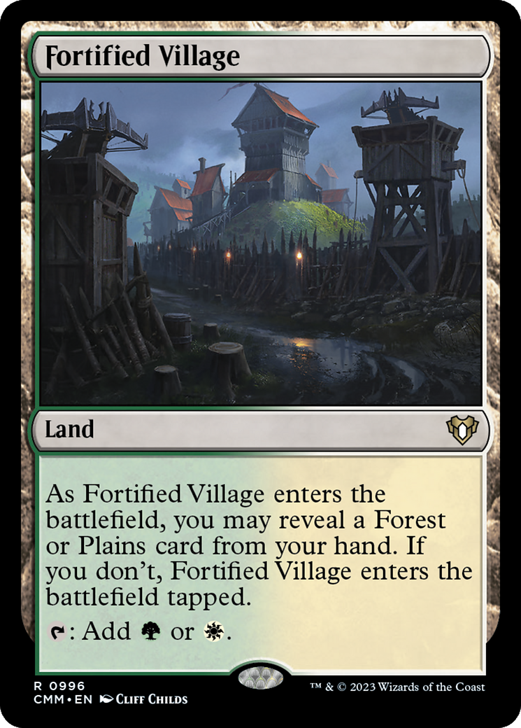 {R} Fortified Village [Commander Masters][CMM 996]