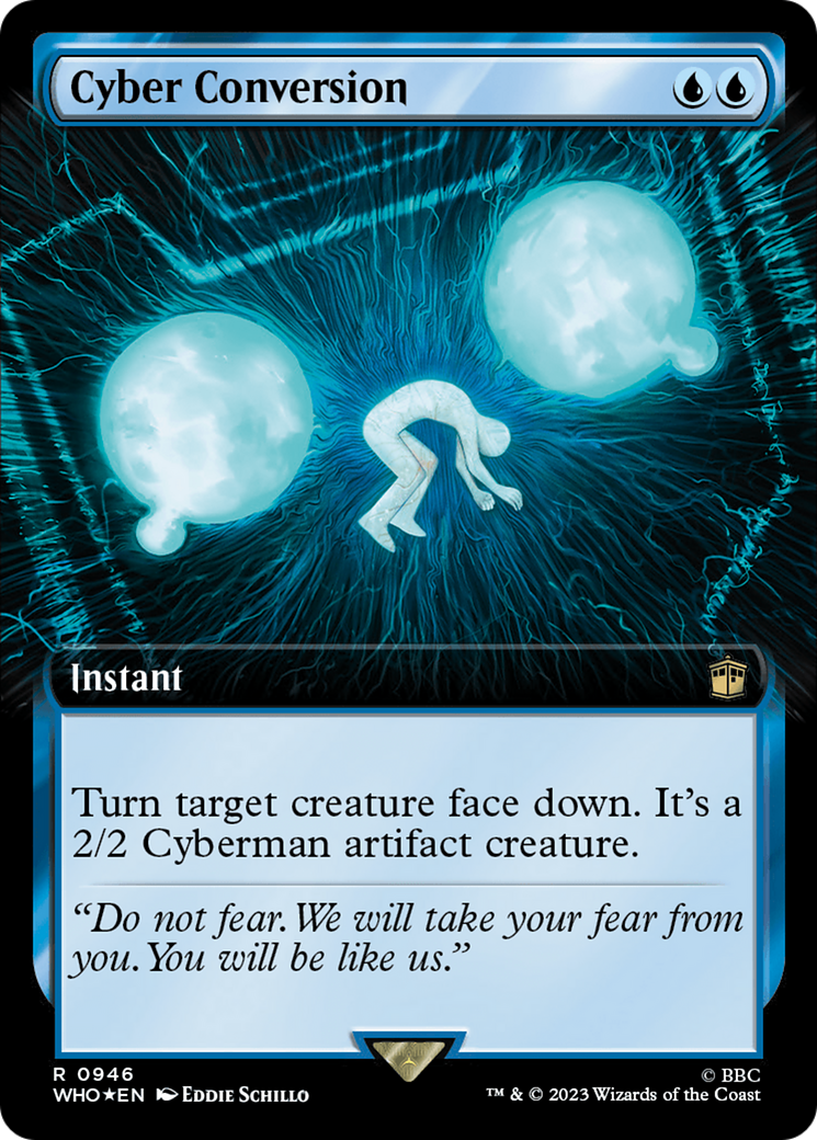 {R} Cyber Conversion (Extended Art) (Surge Foil) [Doctor Who][WHO 946]