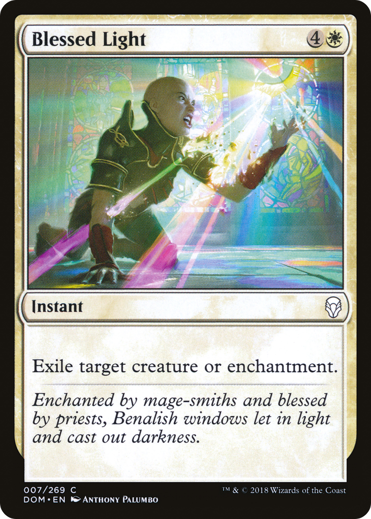 {C} Blessed Light [Dominaria][DOM 007]