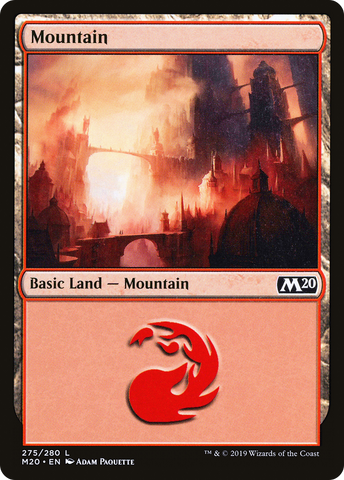 {B}[M20 275] Mountain (275) [Core Set 2020]