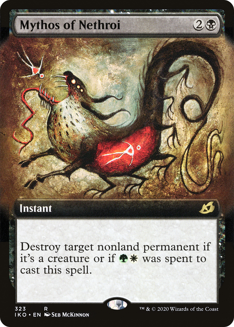 {R} Mythos of Nethroi (Extended Art) [Ikoria: Lair of Behemoths][IKO 323]