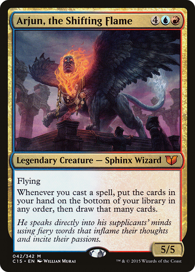 {R} Arjun, the Shifting Flame [Commander 2015][C15 042]