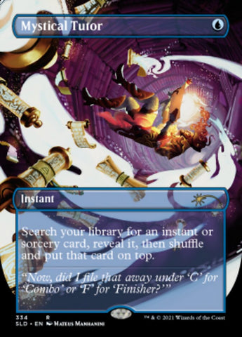 {R} Mystical Tutor (Borderless) [Secret Lair Drop Series][SLD 334]