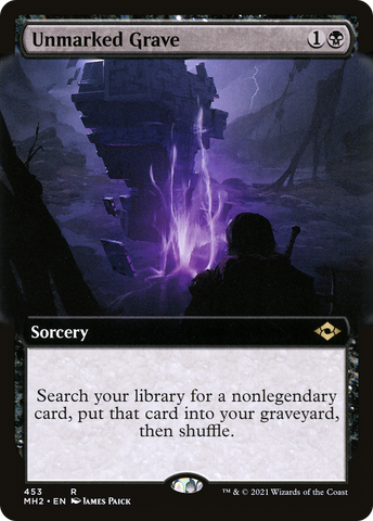 {R} Unmarked Grave (Extended Art) [Modern Horizons 2][MH2 453]