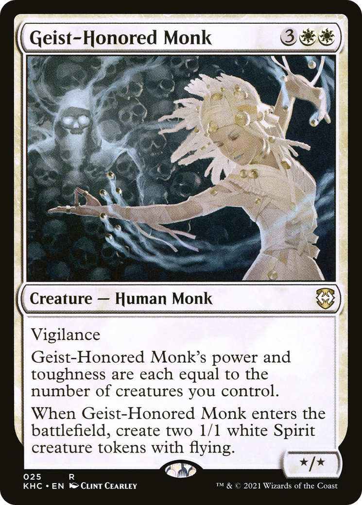 {R} Geist-Honored Monk [Kaldheim Commander][KHC 025]